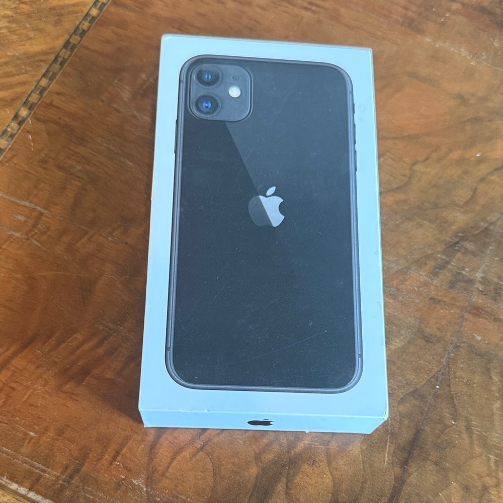 iPhone 11 Box – Original Apple Packaging – Black 64GB – Box Only